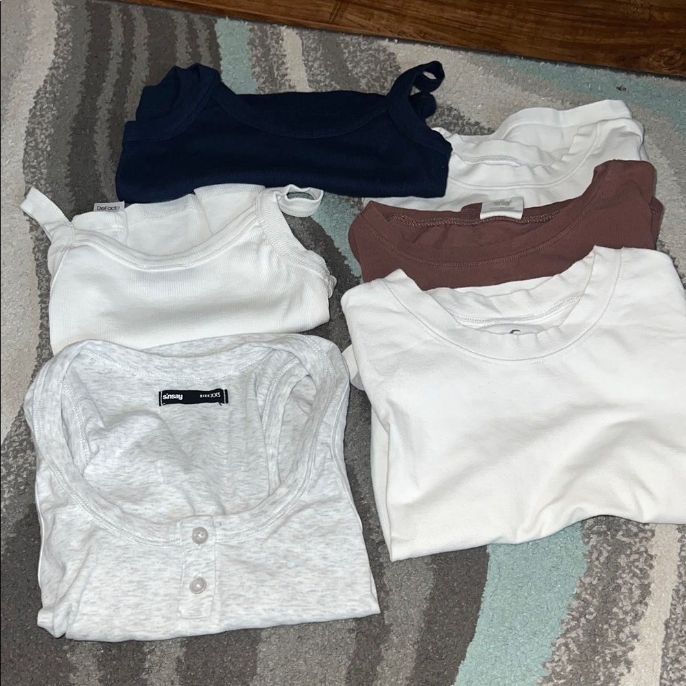 Hollister Kids Tank Tops & Tees - Navy, White, Heather Gray, Brown